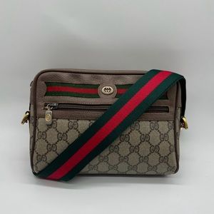 Vintage Gucci Cross body bag  Brown PVC